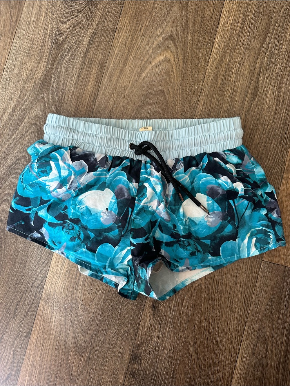 KFT Floral Teal Drawstring Women’s Shorts